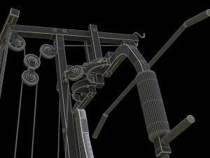 Bodybuilding Station 3D 模型