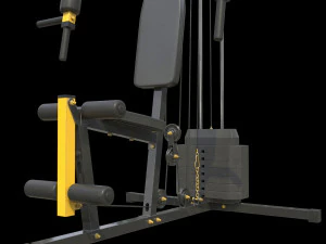 Bodybuilding Station 3D Model