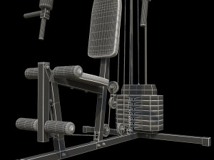 Bodybuilding Station 3D 模型