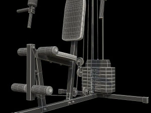 Bodybuilding Station 3D Model