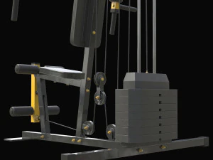 Bodybuilding Station 3D Model