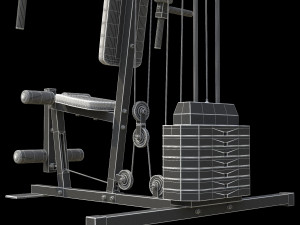 Bodybuilding Station 3D 模型