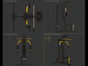 Bodybuilding Station 3D 模型
