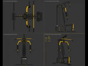 Bodybuilding Station 3D Model
