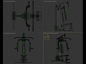 Bodybuilding Station 3D 模型