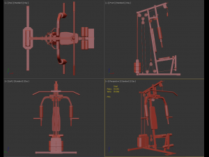 Bodybuilding Station 3D 模型