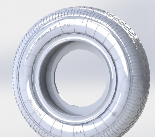 Wheel for the Tula T-200 scooter Modelo 3D .c4d .max .obj .3ds .fbx .stl .blend 