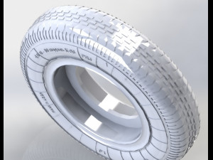 Wheel for the Tula T-200 scooter Modelo 3D