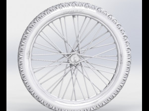 Wheel for indian T-200 motorcycle 3D 模型