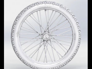 Wheel for indian T-200 motorcycle 3D Model