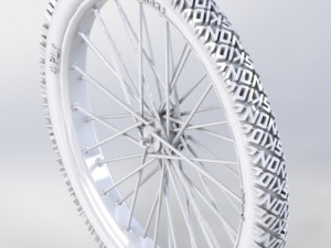 Wheel for indian T-200 motorcycle 3D Модель