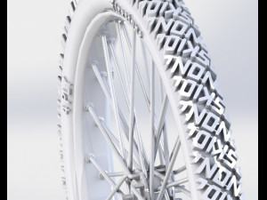 Wheel for indian T-200 motorcycle 3D Модель