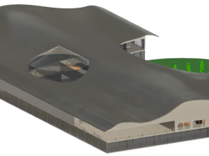 Two-storey building 3D Model