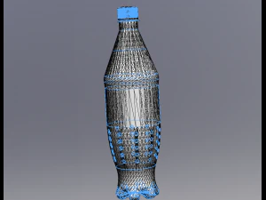 Kiwi lemonade bottle 3D Model