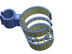 Cup holder for a stroller 3D 模型