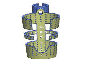 Cup holder for a stroller Model 3D