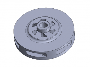 Centrifugal pump impeller 3D मॉडल