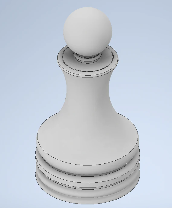 Pawn 3D Model .c4d .max .obj .3ds .fbx .stl .blend 