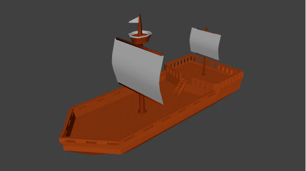 Ship 3D Model .c4d .max .obj .3ds .fbx .stl .blend 