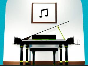 Classical Piano 3D Model