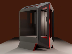 PC Gamer Box 3D Model