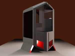 PC Gamer Box Modelo 3D