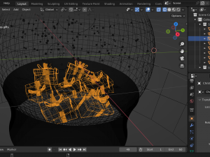 Christmas ball 3D-Modell