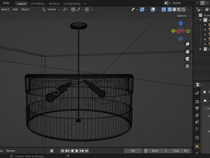 Ceiling lamp 3D मॉडल