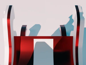 Santa Claus sleigh 3D Model