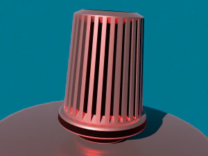 円錐フィルター 3Dモデル