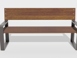 Garden bench 3D 모델
