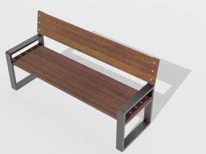 Garden bench 3D 모델