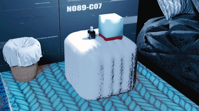 Poof and parfumluminaire 3D 模型 .c4d .max .obj .3ds .fbx .stl .blend 
