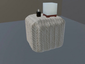 Poof and parfumluminaire 3D 模型