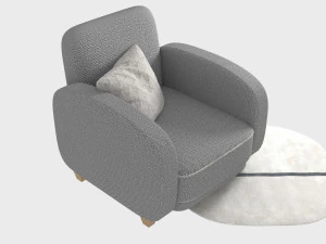 Modern Armchair 3D Model