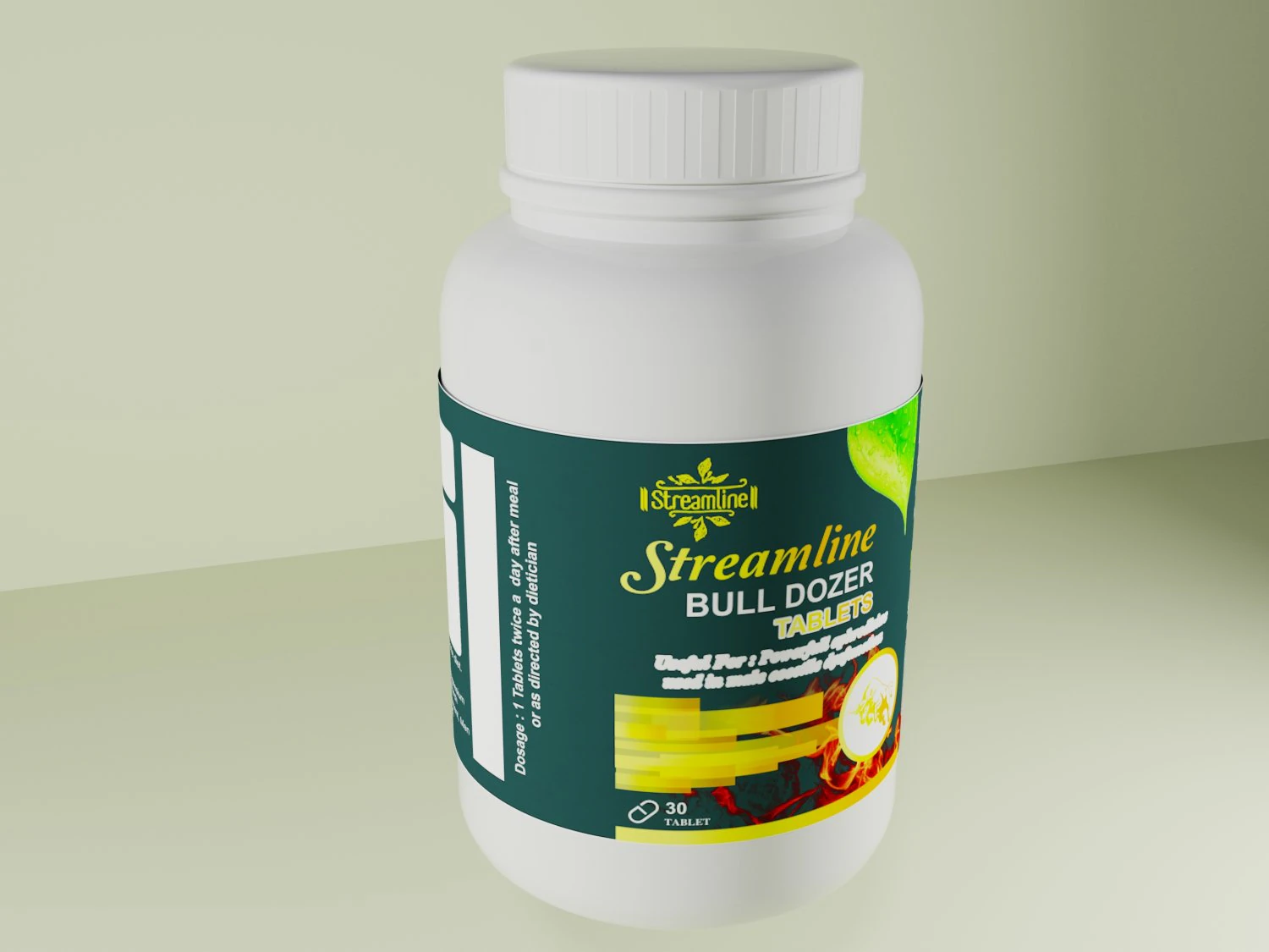 Medicine bottle 3D Model .c4d .max .obj .3ds .fbx .stl .blend 