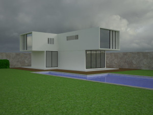 Villa 3D Model