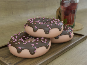 Donut and lemonade Modello 3D