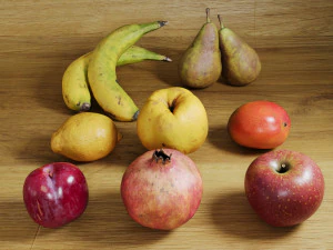 Коллекция фруктов 3D Модель