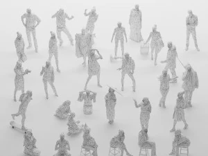 Low Poly People Pack - 30 3D Model