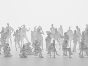 Low Poly People Pack - 30 3D Model