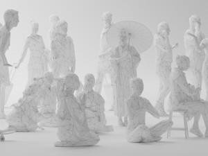 Low Poly People Pack - 30 3D Модель