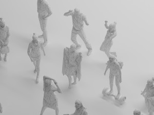 Low Poly People Pack - 30 3D Модель