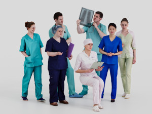 EDICAL PEOPLE - 7x Modelo 3D