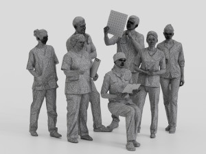 EDICAL PEOPLE - 7x Modelo 3D
