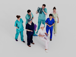 EDICAL PEOPLE - 7x Modelo 3D