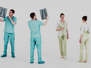 EDICAL PEOPLE - 7x Modelo 3D