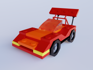 Lego car 3D 模型