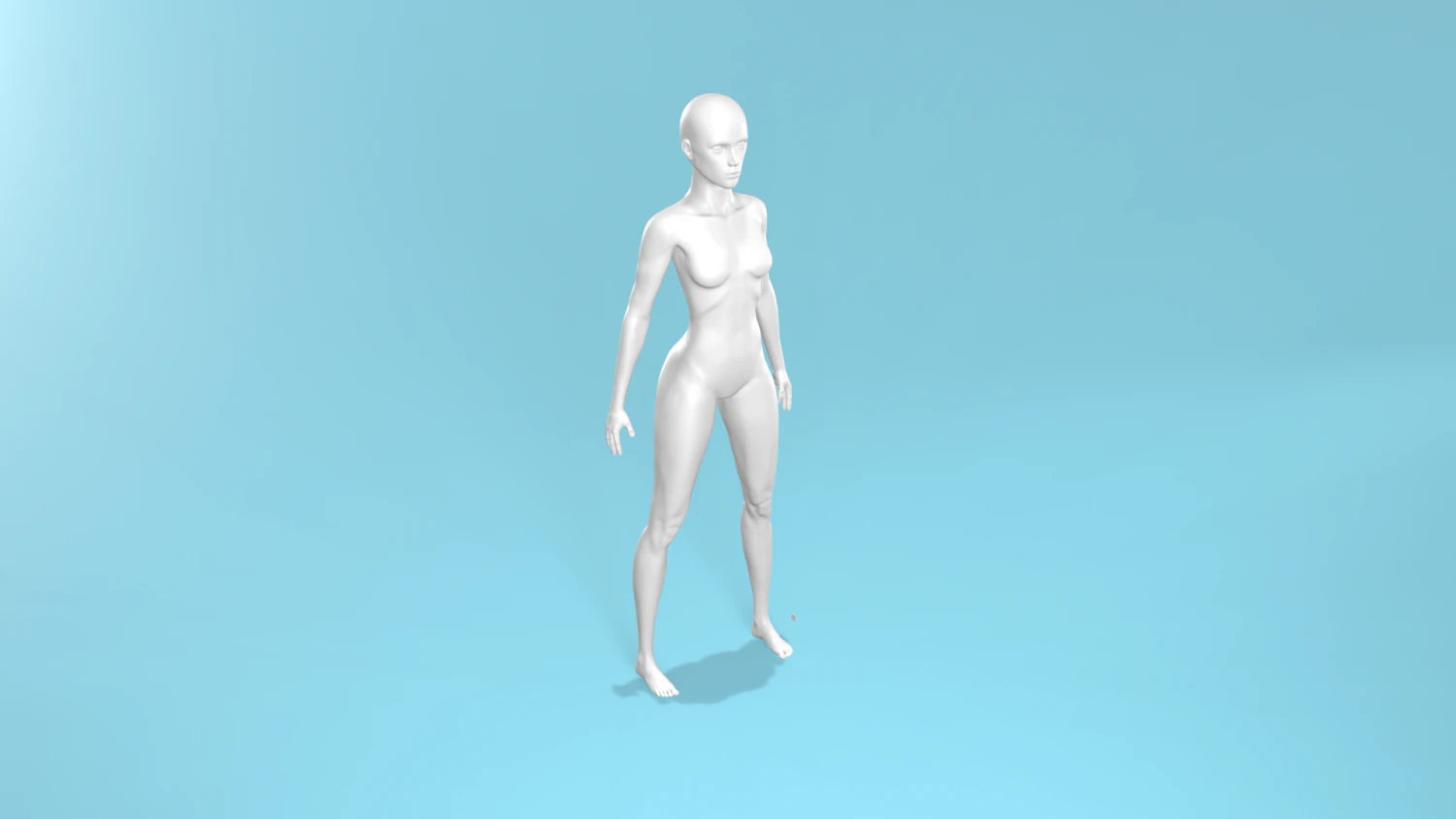 Kadın bedeni 3D Model .c4d .max .obj .3ds .fbx .stl .blend 