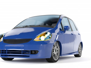 Honda fit jazz GD 1-4 2001-2007 3D 模型
